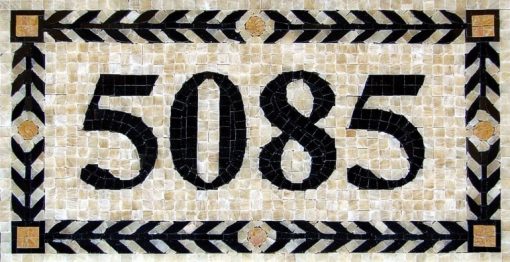 Mosaic House Numbers / Athens – H1P