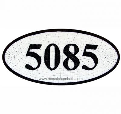 Mosaic House Numbers / Paris – H1P