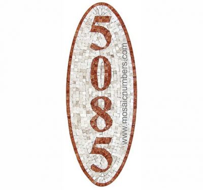 Mosaic House Numbers / Paris – V1P