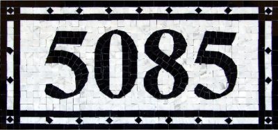 Mosaic House Numbers / Rome – H2P
